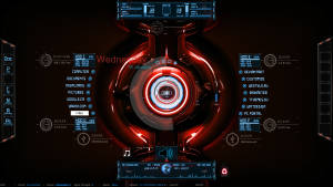 Jarvis On Rainmeter Skin Wallpaper