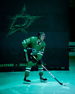 Jason Robertson Dallas Stars Ace Player Wallpaper