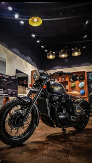 Jawa Perak Bobber Motorcycle Wallpaper