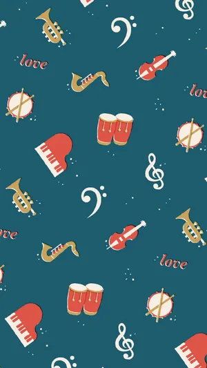 Jazz Instruments Wallpaper