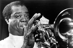 Jazz Musician Louis Armstrong Wallpaper