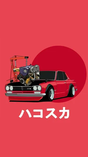 Jdm Art Pink Wallpaper
