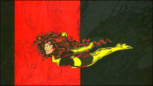 Jean Grey Graphic Art Wallpaper