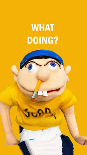 Jeffy What Doing Art Wallpaper