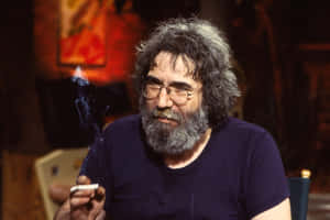 Jerry Garcia Smoking Candid Wallpaper