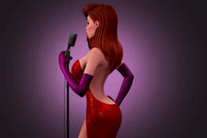 Jessica Rabbit Singing Performance Wallpaper