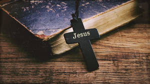 Jesus Christ Black Cross Wallpaper