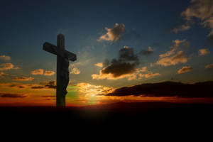 Jesus Christ Sunset Wallpaper