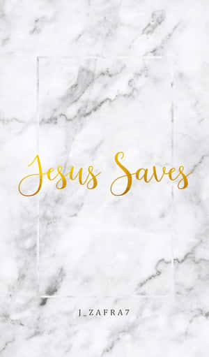 Jesus Saves. Wallpaper
