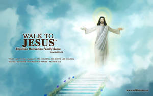 Jesus Teaches The Importance Of Faith And Family Wallpaper