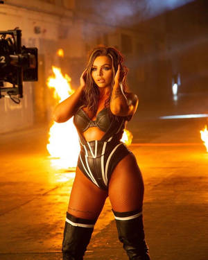 Jesy Nelson Stunning In Sweet Melody Photoshoot Wallpaper