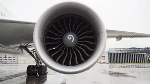 Jet Engine In Airport Wallpaper