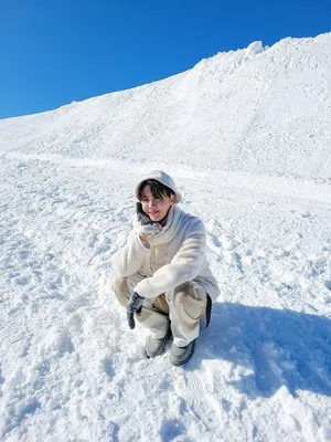 Jhope Cute In Winter Clothes Wallpaper