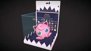 Jigglypuff Relaxing Comfortably In A Box Wallpaper