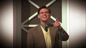 Jim Carrey In Front Door Wallpaper