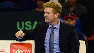 Jim Courier Sports Interview Wallpaper