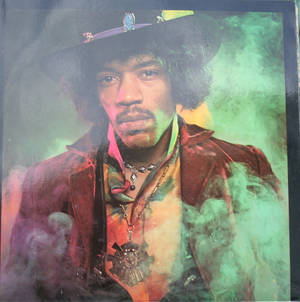 Jimi Hendrix Engulfed In Smoke Wallpaper