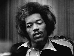 Jimi Hendrix Uncombed Hair Wallpaper