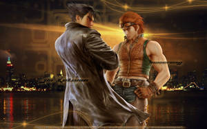 Jin Kazama And Hwoarang Wallpaper