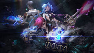 Jinx Arcane Characters Weapons Wallpaper