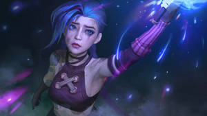 Jinx Arcane Giving Light Wallpaper