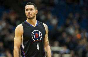 Jj Redick In Black La Jersey Wallpaper