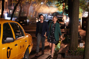 Joe And Love Night Walk Scene In You Wallpaper