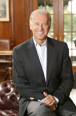 Joe Biden Smiling Portrait Wallpaper
