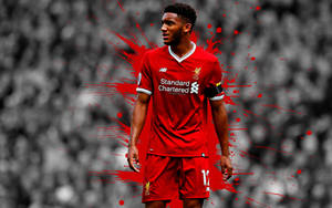 Joe Gomez Liverpool Selective Color Wallpaper