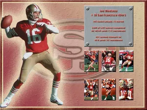 Joe Montana, Legendary San Francisco 49ers Quarterback Wallpaper