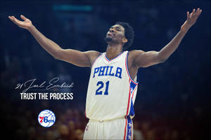 Joel Embiid Sixers Players Wallpaper