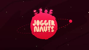 Joggernauts Pink Planet Characters Wallpaper