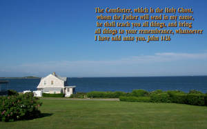 John 14:26 Bible Verse Laptop Wallpaper