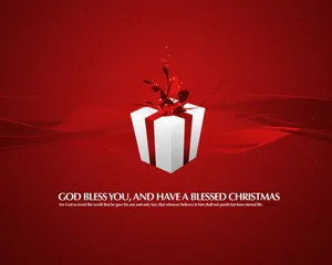 John 3:16 Christmas Background Wallpaper