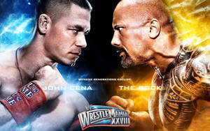 John Cena And The Rock Poster Wallpaper