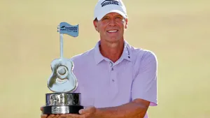 John Huston With A Trophy Wallpaper