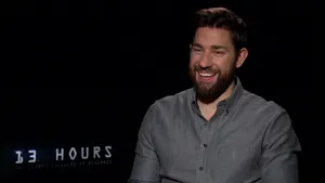 John Krasinski Looking Thoughtful Wallpaper