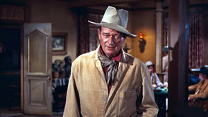 John Wayne Casual Outfit Wallpaper