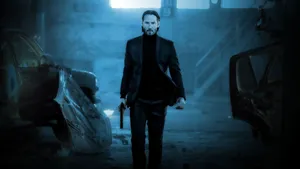 John Wick Scene Keanu Reeves Wallpaper