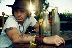 Johnny Depp Photoshoot Wallpaper