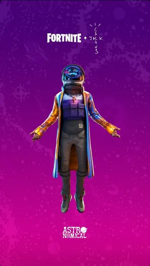 Join Astro Jack On A Daring Space Adventure! Wallpaper