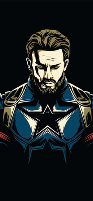 Join Captain America In The Quest To Conquer Coolness Wallpaper