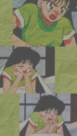 Join Sailor Mars In Her Mission To Defend Love And Justice! Wallpaper