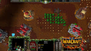 Join The Epic Battle Between The Forces Of Orcs And Humans Wallpaper