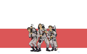 Join The Legendary Ghostbusters Wallpaper