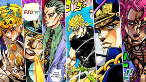 Jojo Bizarre Adventure Comics Banners Wallpaper