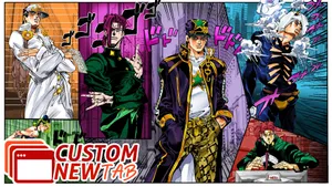 Jojo Bizarre Adventure Custom New Tab Wallpaper