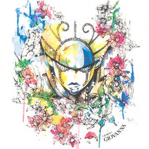 Jojo Bizarre Adventure Gold Experience Flowers Wallpaper