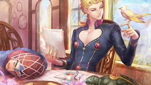 Jojo Bizarre Adventure Guido Giorno Tea Wallpaper
