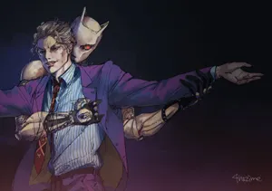 Jojo Bizarre Adventure Killer Queen Hugs Kira Wallpaper